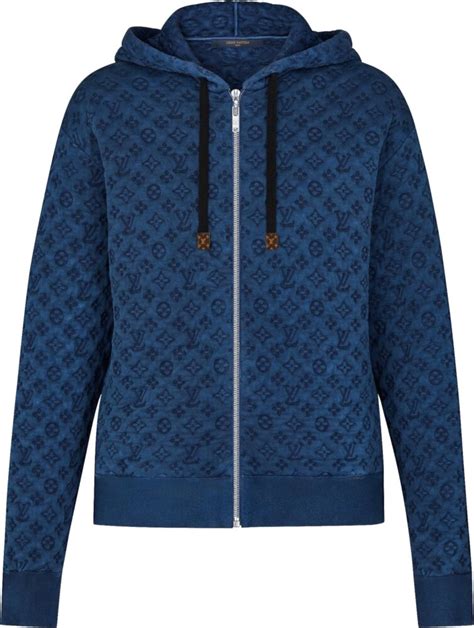 louis vuitton zip up hoodie sweater|Monogram Zip.